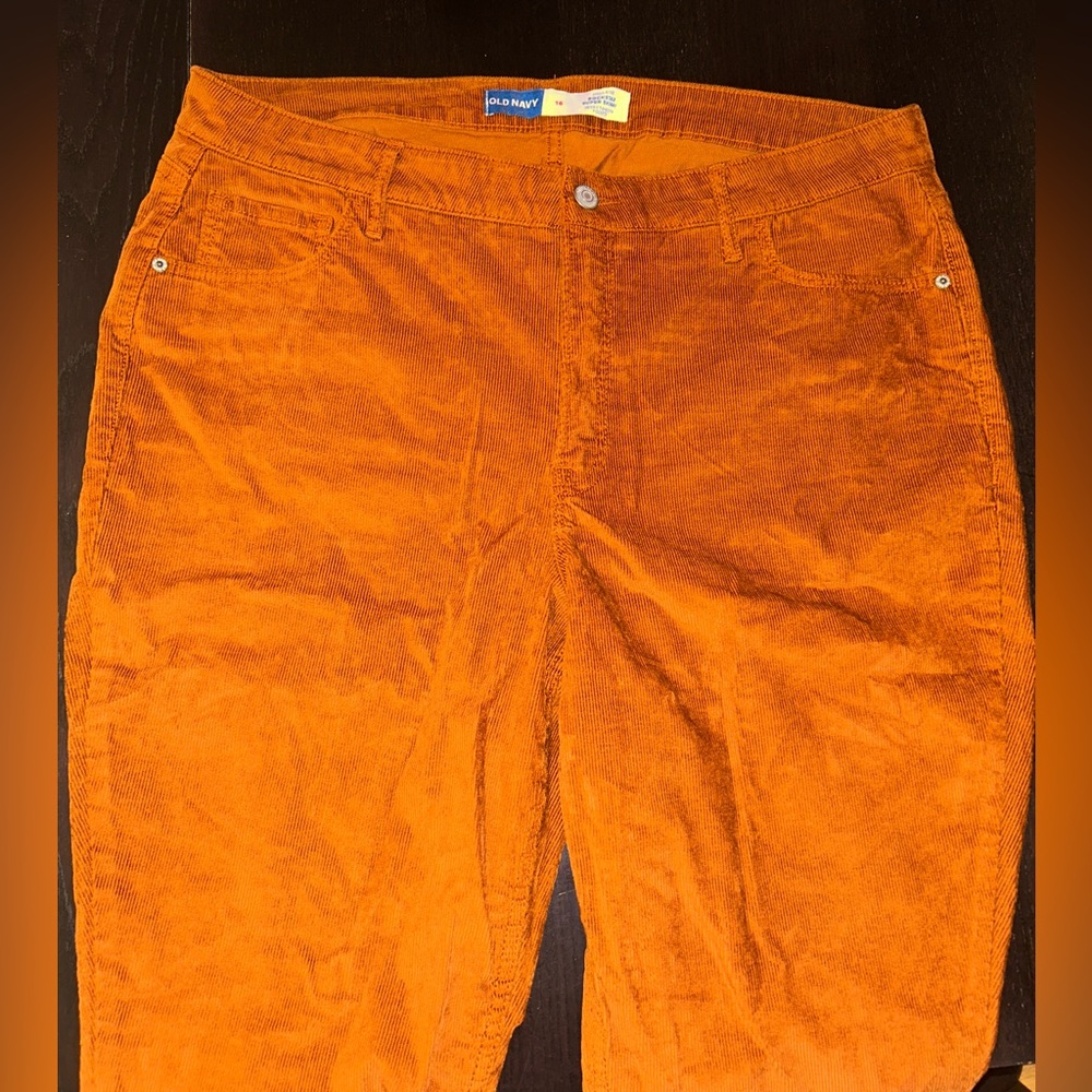 High-Waisted Rockstar Super-Skinny Corduroy Pants